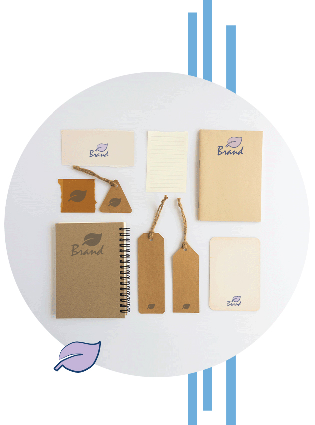 An example of branding pulled across touchpoints.