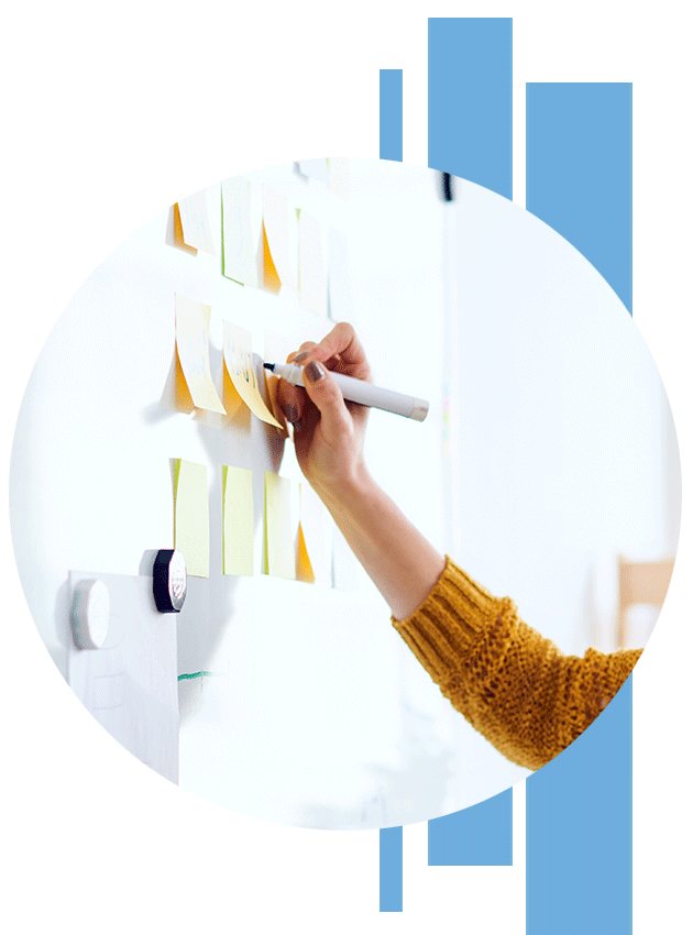 An example of a person training while consulting.